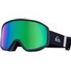 Quiksilver - Maschera da sci/snowboard - Harper Goggles Black / Clux ML Green S3 - Nero