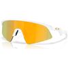 Oakley - Occhiali da sole - Resistor Sweep Matte White/Prizm 24K - Bianco
