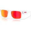 Oakley - Occhiali da sole - Holbrook XXS Clear/Prizm Ruby - Bianco