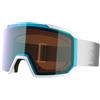 Salomon - Maschera da sci/snowboard fotocromatica - S/View 3 Photo White in Pelle - Bianco