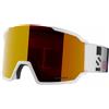 Salomon - Maschera da sci/snowboard - S/View 3 White in Pelle - Bianco