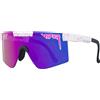 Pit Viper - Occhiali da sole - The LA Brights Original Wide HDPV Polarized Pink Purple - Bianco