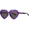 Pit Viper - Occhiali da sole - The Sheldon Admirer Black/Purple Smoke in Pelle - Viola