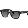 Rayban - Occhiali da sole polarizzati connessi - Ray-Ban META Wayfarer - Gen 2 Matte Black/Polar Gradient Graphite - Nero