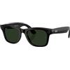 Rayban - Occhiali da sole fotocromatici connessi - Ray-Ban META Wayfarer - Gen 2 Shiny Black/Transitions Graphite Green - Nero