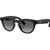 Rayban - Occhiali da sole polarizzati connessi - Ray-Ban META Headliner - Gen 2 Matte Black/Polar Gradient Graphite - Nero