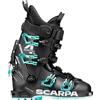 Scarpa - Scarponi compatibili con lo sci alpinismo e lo sci alpino GripWalk - 4-Quattro SL W Black Aqua in Alluminio - Taglia 38 - Nero
