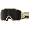 Scott - Maschera da sci - Neo Mojave Beige AMP Black Chrome S3 in Silicone