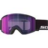 Scott - Maschera da sci fotocromatica - Shield Light Sensitive Black AMP LS Blue Chrome S2-4 - Nero