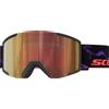 Scott - Maschera da sci fotocromatica - Shield Light Sensitive Black/Purple AMP LS Cinnamon Chrome S1-3 - Nero