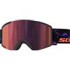 Scott - Maschera da sci - Shield Black/Purple AMP Red Chrome S3 - Nero