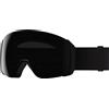 Smith - Maschera da sci - 4D Mag XL Blackout Chromapop Sun Black in Silicone - Nero