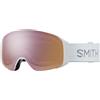 Smith - Maschera da sci - 4D Mag S White Chunky Knit Chromapop Everyday Rose - Bianco