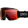 Smith - Maschera da sci fotocromatica - Squad S Black Chromapop Pro Photochromic Red Mirro - Nero