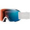 Smith - Maschera da sci fotocromatica - Squad S White Vapor 2021 Chromapop Pro Photochromi in Silicone - Bianco