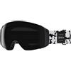Smith - Maschera da sci - 4D Mag S Black Marble Chromapop Sun Black in Silicone - Nero