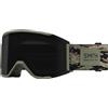 Smith - Maschera da sci - Squad Mag Eye Of The Tiger Chromapop Sun Black - Kaki