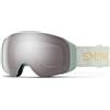 Smith - Maschera da sci - 4D Mag S Soft Grass Waves / Chromapop Sun Platinum Mirror in Silicone - Verde