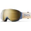 Smith - Maschera da sci/snowboard - IO Mag S Steel Blue Split / Chromapop Sun Black Gold Mirror in Silicone