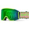 Smith - Maschera da sci/snowboard - Squad Mag Slime Static Shag / Chromapop Everyday Green Mirror - Verde