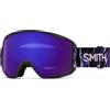 Smith - Maschera da sci/snowboard - Preview Black Flex Plasma / Chromapop Everyday Violet Mirror in Silicone - Nero