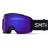 Smith - Maschera da sci/snowboard - Stash XL Black/ Chromapop Everyday Violet Mirror + ChromaPop Storm Blue Sensor Mirror - Nero