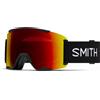Smith - Maschera da sci/snowboard - Stash XL Black/ Chromapop Sun Red Mirror - Nero