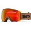 Smith - Maschera da sci/snowboard - Stash XL Camel Warm Steel / Chromapop Everyday Red Mirror - Marrone