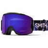 Smith - Maschera da sci/snowboard - Squad Black Flex Plasma / Chromapop Everyday Violet Mirror + ChromaPop Storm Blue Sensor Mirror - Nero