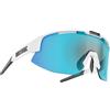 Bliz - Occhiali da sole versatili - Matrix Shiny White Smoke W Blue Multi - Bianco