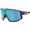 Bliz - Occhiali da sole - Vision Matt Black Nano Optics Brown w Blue Multi - Nero