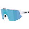 Bliz - Occhiali da sole versatili - Matrix Small Matt White Smoke W Blue Multi - Bianco