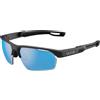 Bollé - Occhiali da sole polarizzati - Victus Pro Black Matte - Sky Blue Polarized in Pelle - Taglia M - Nero