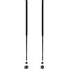 Les batons d'Alain - Bastoncini da sci alpinismo - Panthère - Taglia 145 cm - Nero