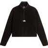 The North Face - Pile con collo con cerniera - W Novelty Logo Glacier 1/4 Zip TNF Black per Donne - Taglia XS - Nero