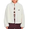 Volcom - Giacca in pile calda con cerniera - Wylding Out Sherpa W Off White per Donne in Cotone - Taglia XS - Bianco
