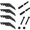 Blue Ice - Kit di punte per ramponi Harfang - Harfang Tech Front Points - Nero