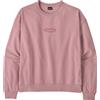 Patagonia - Felpa girocollo in cotone - W's '95 Oval Logo Daily Crew Quiet Violet per Donne in Cotone - Taglia XS - Viola
