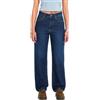 Volcom - Jeans dal taglio casual - Daddio Jean Washed Blue per Donne in Cotone - Taglia 28 US
