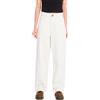 Volcom - Jeans dal taglio casual - Weellow II Denim Dirty White per Donne in Cotone - Taglia 29 US - Bianco