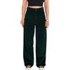 Volcom - Pantalon en velours côtelé - Weellow II Corduroy Pant W Scarab per Donne in Cotone - Taglia 26 US - Verde