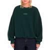 Volcom - Felpa a collo rotondo in sherpa - Piou Crew W Scarab per Donne - Taglia S - Verde