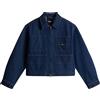 Vans - Giacca in tela di cotone - Emily Boxy Workwear Jacket Dark Rinse per Donne in Cotone - Taglia S - Blu navy