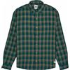 Element - Camicia di flanella - Button Down Regular Flannel Shirt Green Checks per Uomo in Cotone - Taglia M - Verde