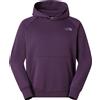 The North Face - Felpa con cappuccio - M Raglan Box Nse Regular Hoodie Endless Dusk per Uomo in Cotone - Taglia M - Viola
