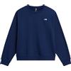 The North Face - Felpa comoda - M TNF Essential Simple Dome Relaxed Crew Summit Navy per Uomo in Cotone - Taglia XS - Blu navy