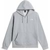The North Face - Felpa con cappuccio - M Evolution Simple Dome Regular Full Zip TNF Pale Grey Heather per Uomo in Cotone - Taglia XS - Grigio