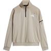 The North Face - Felpa comoda e versatile - M Mountain Athletics 1/4 Zip Fleece 2.0 Stone Slab per Uomo in Poliestere Riciclato - Taglia S - Beige