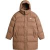 The North Face - Parka caldo e antivento - W Puffer Oversized Parka Garnet per Donne in Nylon - Taglia M - Beige