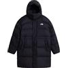 The North Face - Parka caldo e antivento - W Puffer Oversized Parka TNF Black per Donne in Nylon - Taglia S - Nero